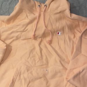 Peach Champion Hoodie